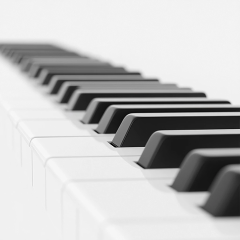 钢琴白键背景