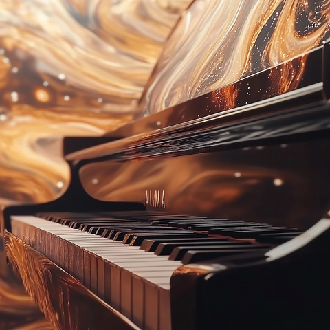钢琴爵士音乐深思专注