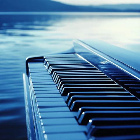 钢琴波浪重复旋律