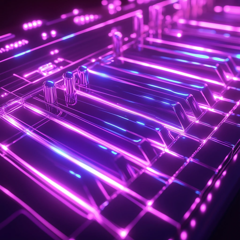 紫色光效合成器设计