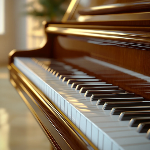高细节钢琴照片