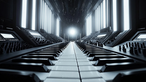 工程师音乐工作室座椅视角