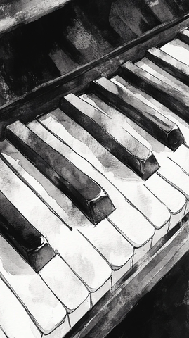 钢琴低音区自动弹奏