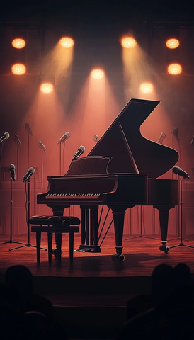 舞台钢琴麦克风设计