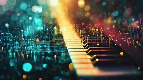 音乐现场数字艺术表演