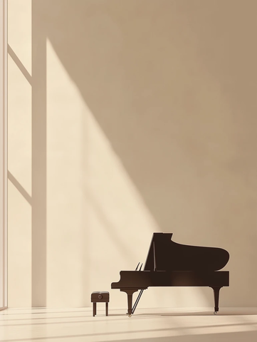 钢琴与留白艺术