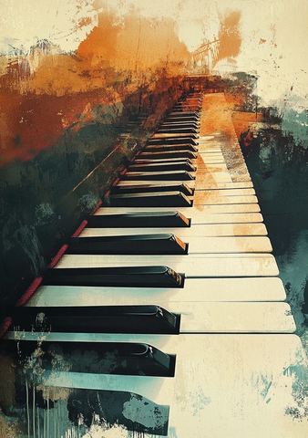 钢琴伴奏演唱会宣传海报