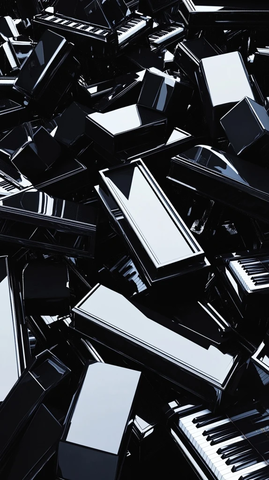 无限钢琴键与不可能建筑