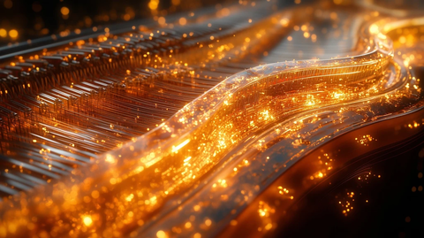 钢琴内部结构与琴弦特写