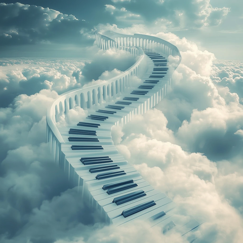 云端钢琴楼梯