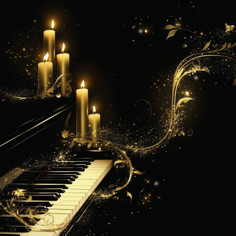 金色烛光圣诞钢琴音乐会