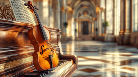 钢琴与小提琴古典搭配