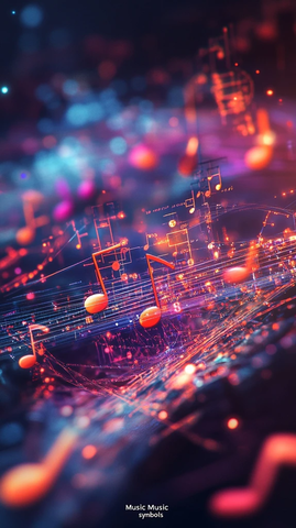 音乐代码桥梁渲染