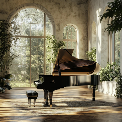 豪华钢琴静谧空间