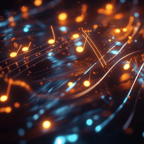 音乐节奏光影跳动