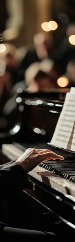 钢琴演奏与合唱音乐会