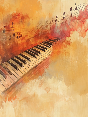 音符流动的情感之河