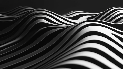 黑色背景流动光条纹