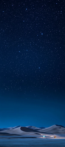 星空高速公路夜晚细节