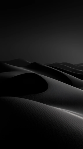 深色沙漠银光渐变壁纸