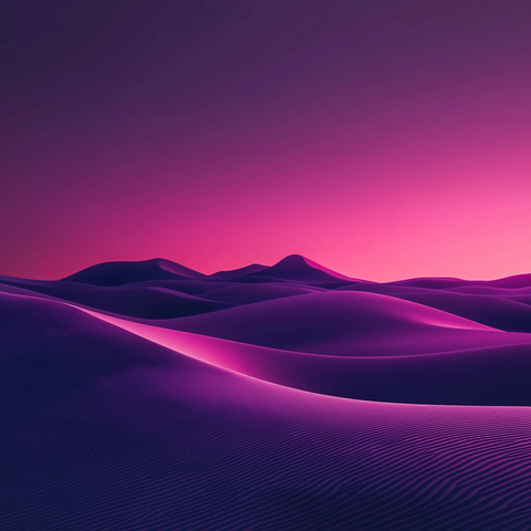 沙地未来主义渐变景观