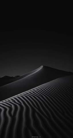 黑沙丘夜景壁纸