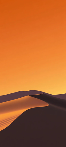 夜晚单沙丘平滑背景