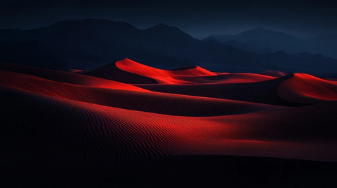 红色沙漠自然光