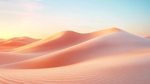 沙漠沙丘宁静天空