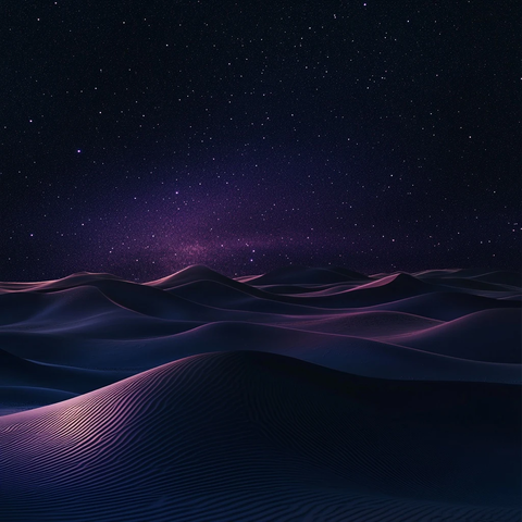 星空沙漠夜色宁静