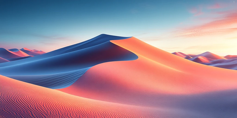 沙丘矢量扁平壁纸