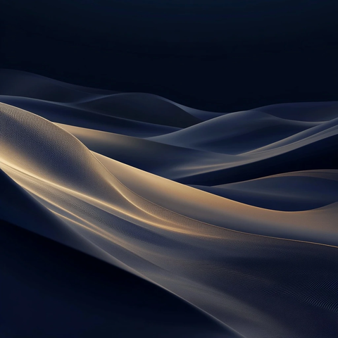 流沙波浪沙漠光影