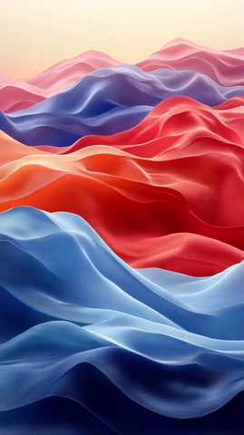 织物山脉抽象艺术