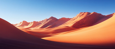 彩色砂岩峡谷天空视角