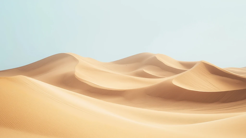 沙漠沙丘光影交错