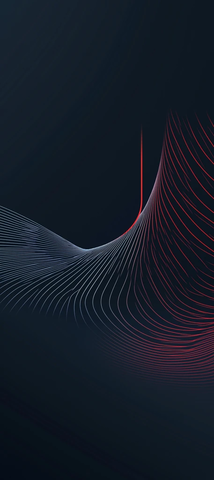 深蓝渐变红线形图案