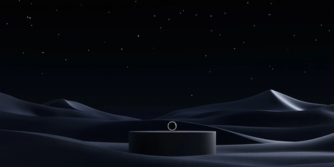 沙漠黑夜简约产品展示