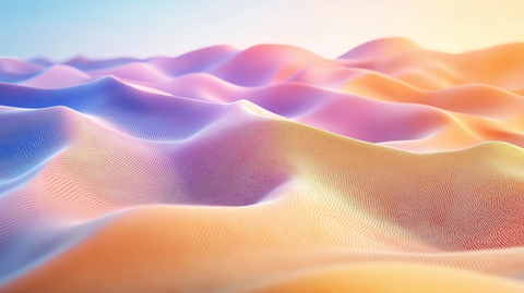 沙漠沙丘层叠纹理