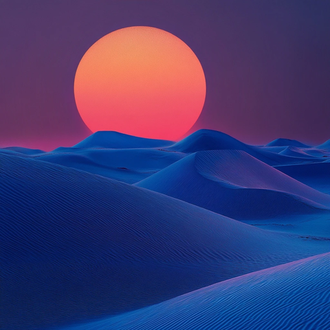 蓝色沙丘巨日幻境