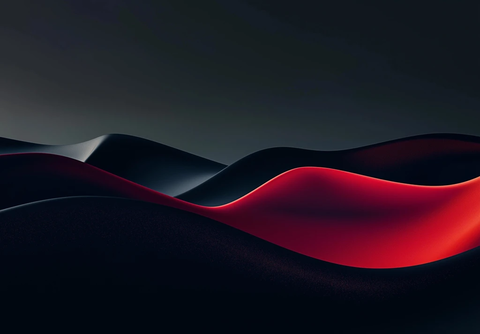 红丝绸曲线光影交织