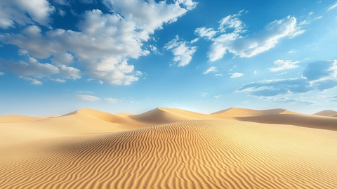 沙漠沙丘自然景观