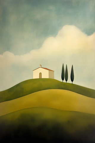 葡萄园与奇幻景象