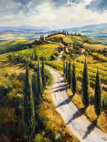 空中俯瞰田野小路葡萄园