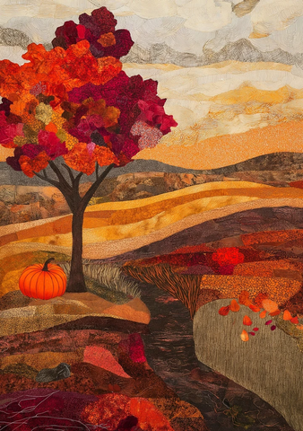 秋日南瓜田景观