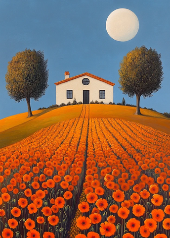 橙田月夜橄榄树