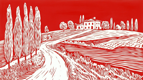 林间小路通向别墅