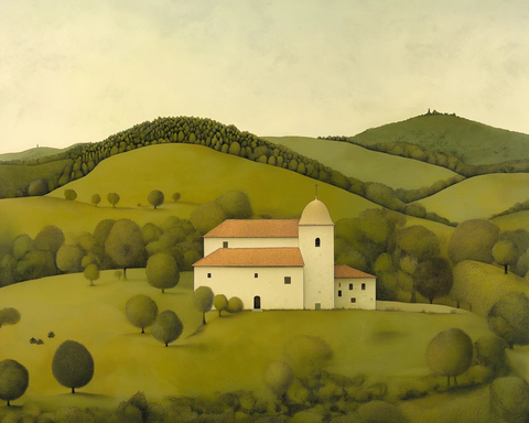 葡萄园幻想插图