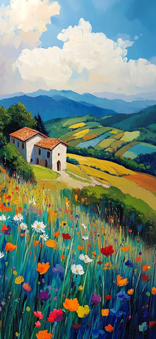 多彩风景与自然喜悦