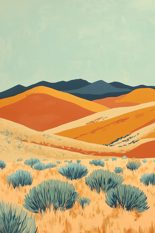 扁平形状地形纹理