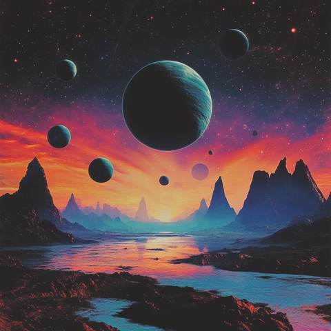 多月亮未发现星球天际